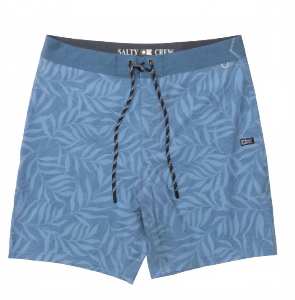NEW SALTY CREW men's crew boardshort in mid blue